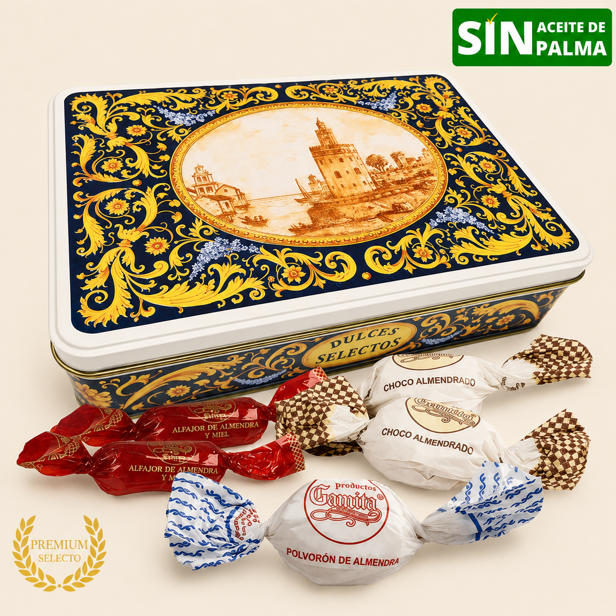Coffret gourmand andalou – Douceurs artisanales d’Estepa - 3 boîtes de 550g
