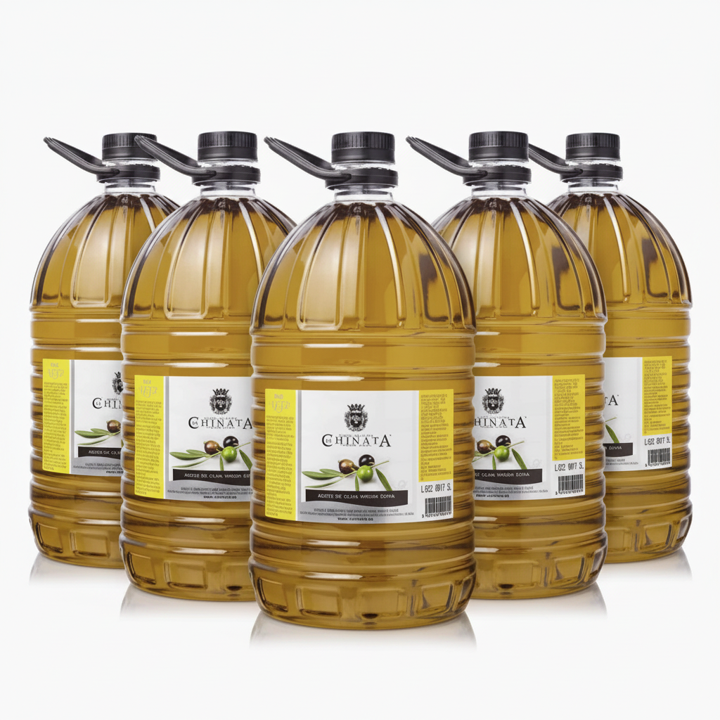 5 bouteilles La Chinata huile d'olive extra vierge 5L