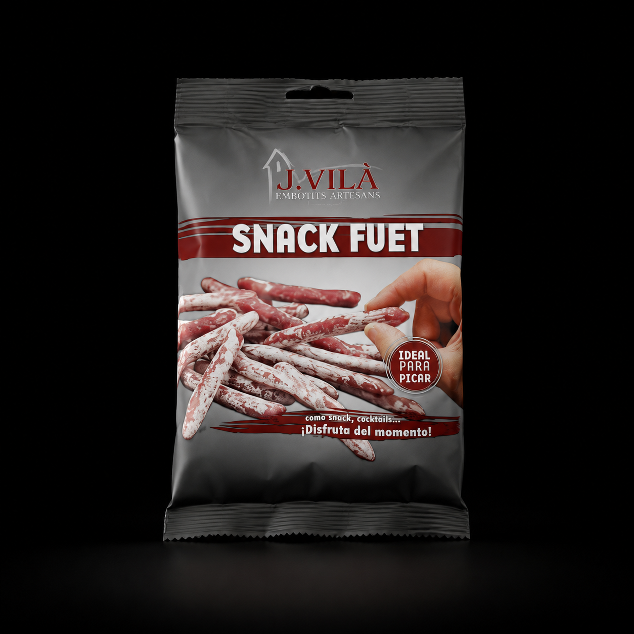 Snack fuet (fouet) mini saucisson 120g - lot de 5 pièces